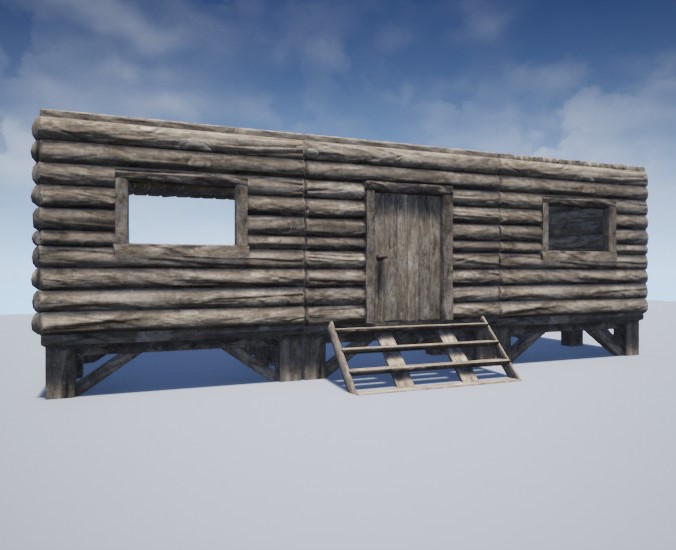 Image of house build in game